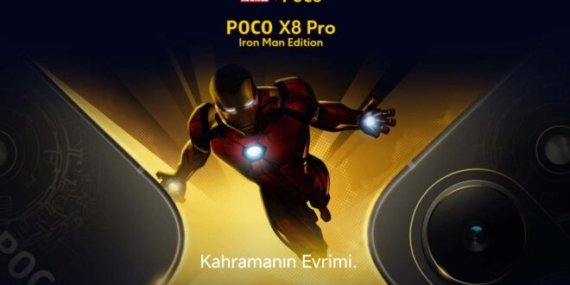 POCO X8 Pro Iron Man Edition da Türkiye’de satılabilir