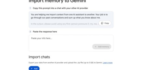 Google, Gemini’a geçişi kolaylaştıran iki yeni özellik duyurdu