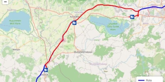 İçişleri Bakanlığı, “İller Arası Radar ve Kontrol Noktası” haritasını devreye aldı